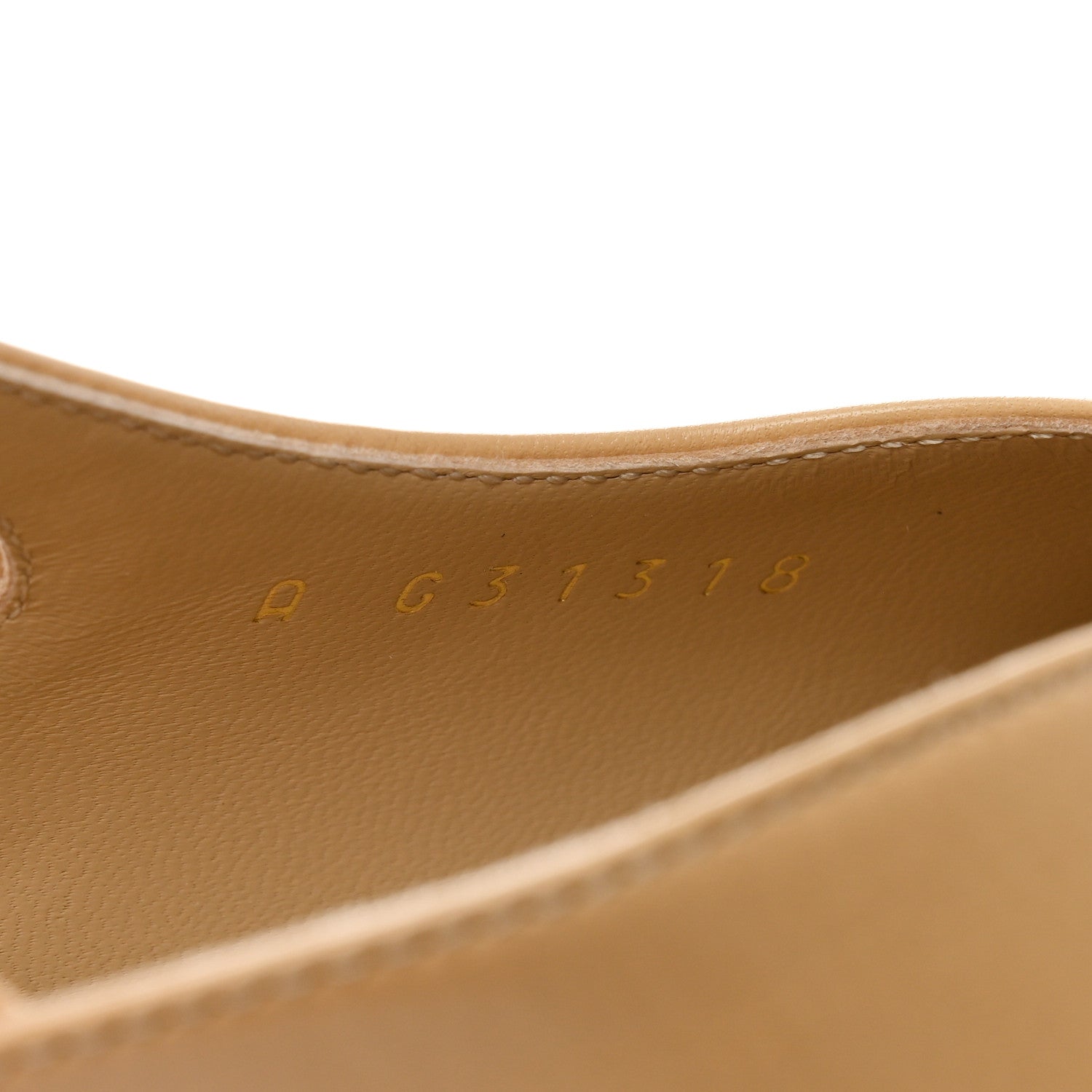 Chanel Goatskin Grosgrain Cap Toe CC Slingback Pumps 37.5 Beige Black 7 of 9