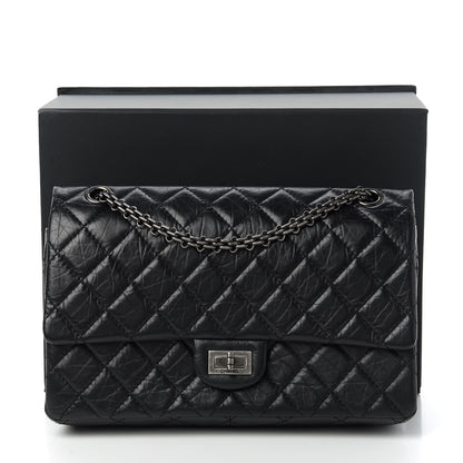Chanel Aged Calfskin Quilted 2.55 Reissue 226 Flap Black 11 of 13