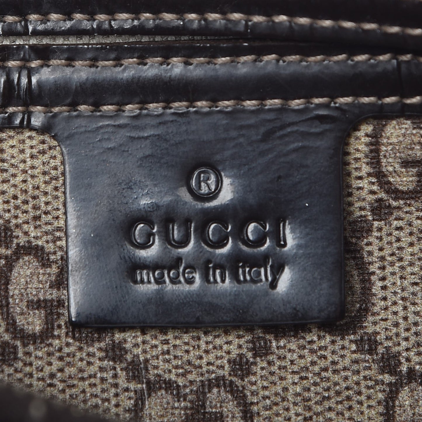 GG Plus Monogram Tattoo Heart Medium Joy Boston Dark Brown