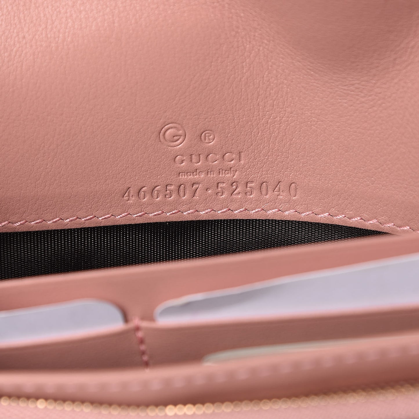 Microguccissima Crossbody Wallet Soft Pink