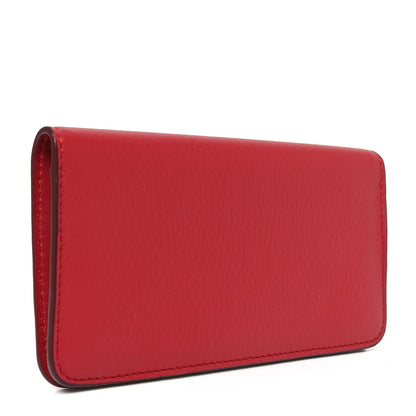 Burberry Marais Calfskin Rowe Continental Wallet Dark Carmine 3 of 6
