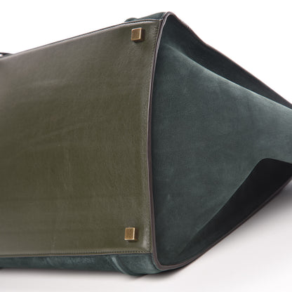 Celine Nubuck Medium Phantom Luggage Forest 10 of 18