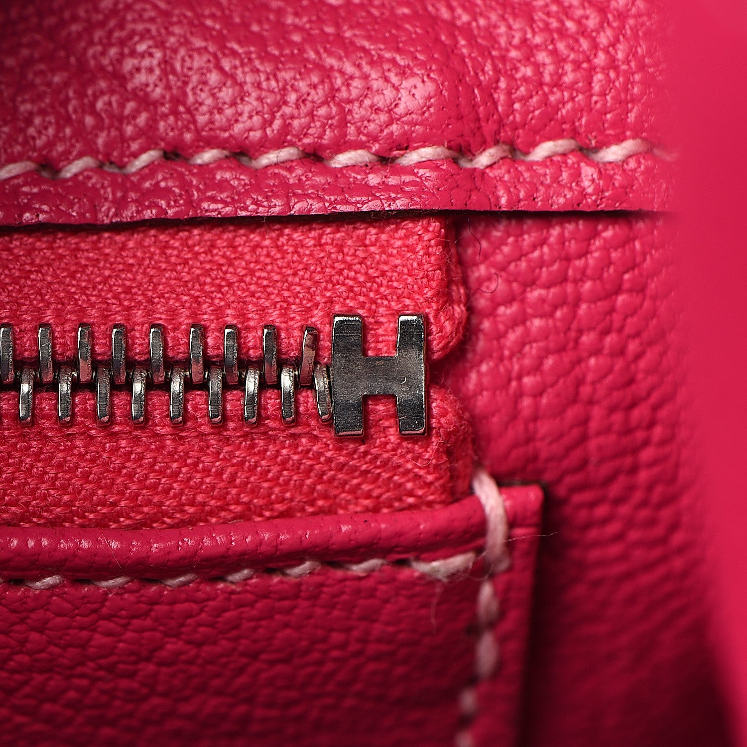 Hermes Chevre Mysore Horseshoe Birkin 25 Rose Sakura Rose Tyrien 13 of 35