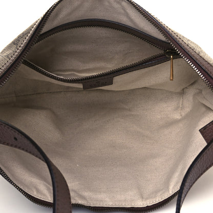 Gucci GG Supreme Monogram Web Small Ophidia Half Moon Hobo Brown 4 of 11