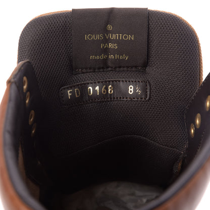 Louis Vuitton Calfskin Oberkampf Ankle Boots 8.5 Cognac 10 of 14