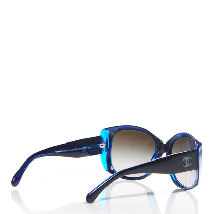 Chanel Mother of Pearl CC Sunglasses 5227-H Blue 3 of 7
