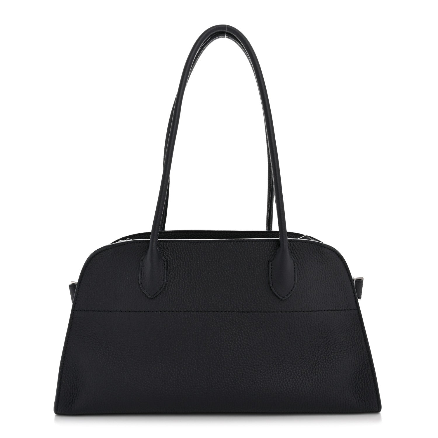 The Row Matte Grained Calfskin Margaux Shoulder 12 Marine 1 of 10