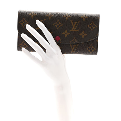 Louis Vuitton Monogram Emilie Wallet Fuchsia 2 of 10