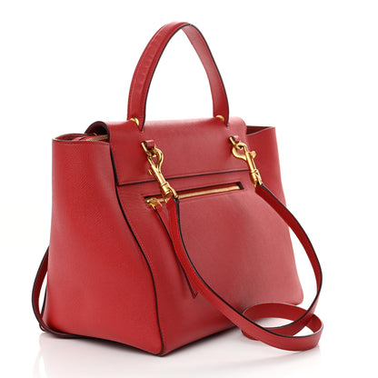 Celine Grained Calfskin Mini Belt Bag Coquelicot 3 of 11