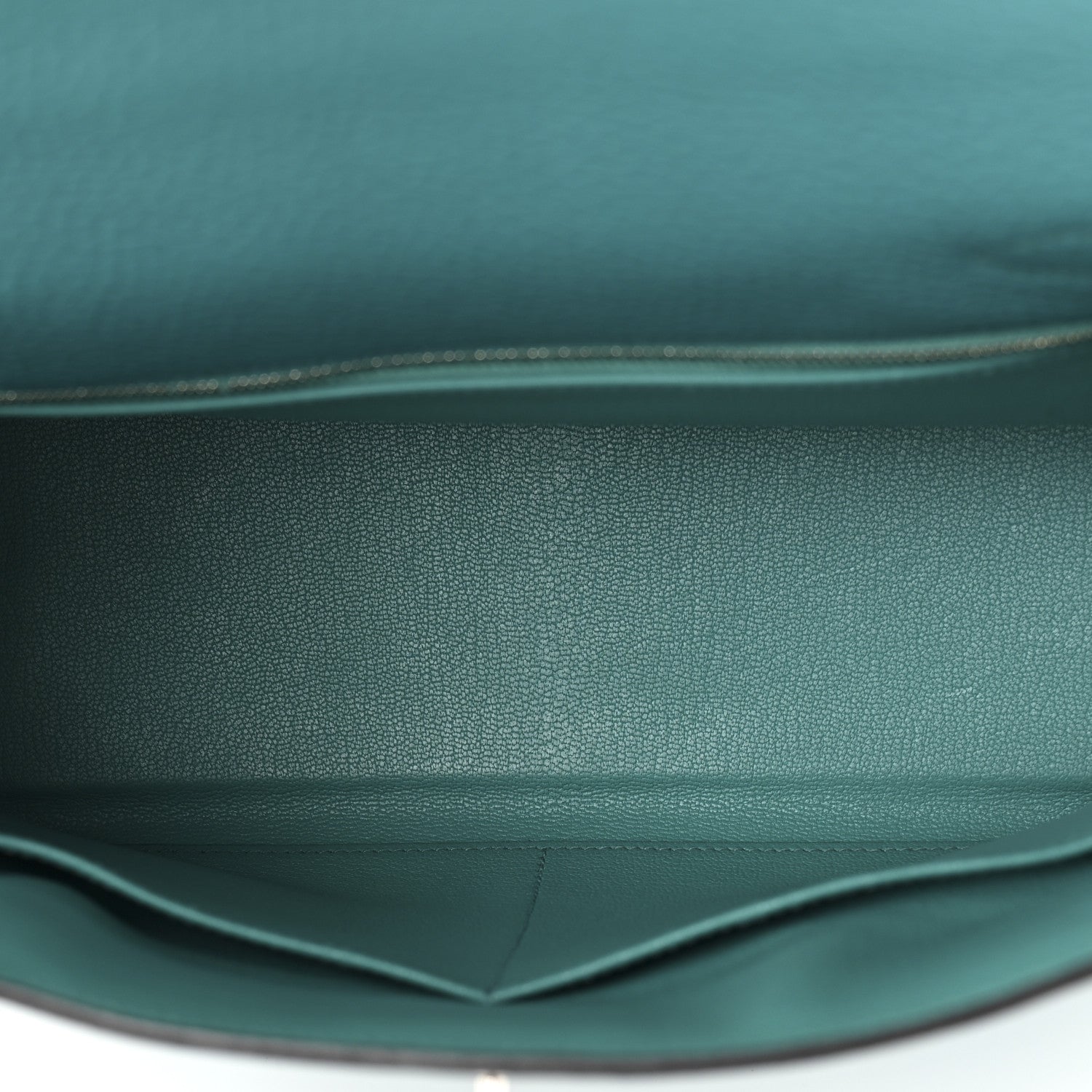 Hermes Taurillon Clemence Kelly Retourne 28 Turquoise 5 of 15