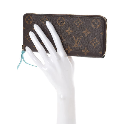 Louis Vuitton Monogram Clemence Wallet Turquoise 2 of 6