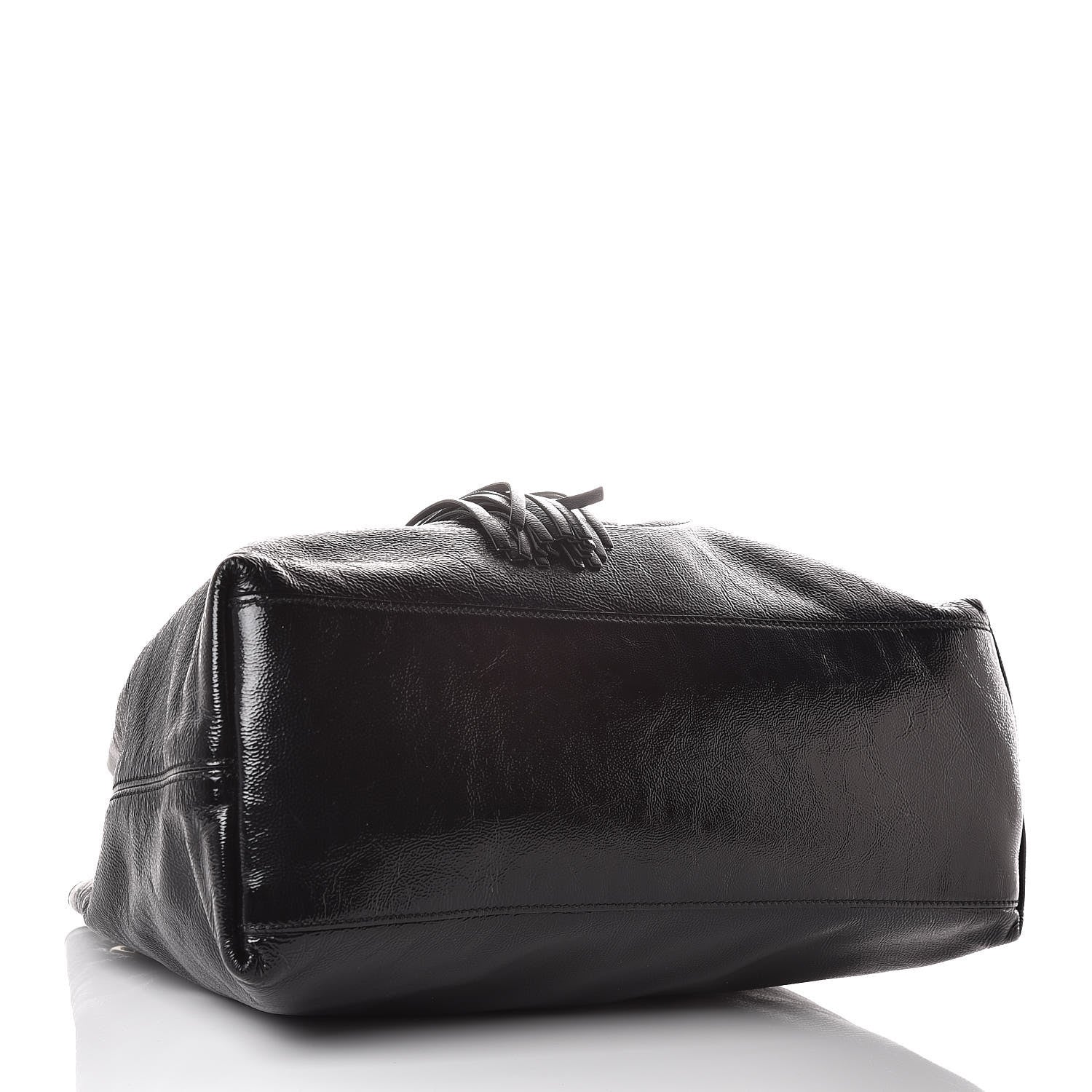 Gucci Patent Medium Soho Chain Shoulder Bag Black 4 of 14