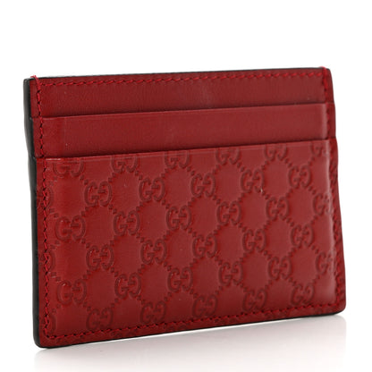 Gucci Microguccissima Card Holder Red 3 of 6