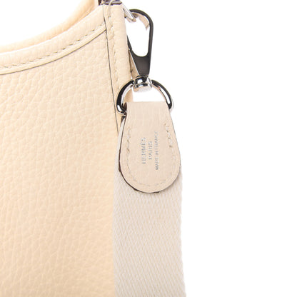 Hermes Taurillon Clemence Amazone Evelyne TPM Nata Craie 9 of 11