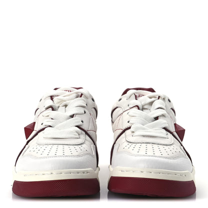 Valentino Garavani Nappa Mens One Stud Low Top Sneakers 38.5 White Rosso Valentino 3 of 11