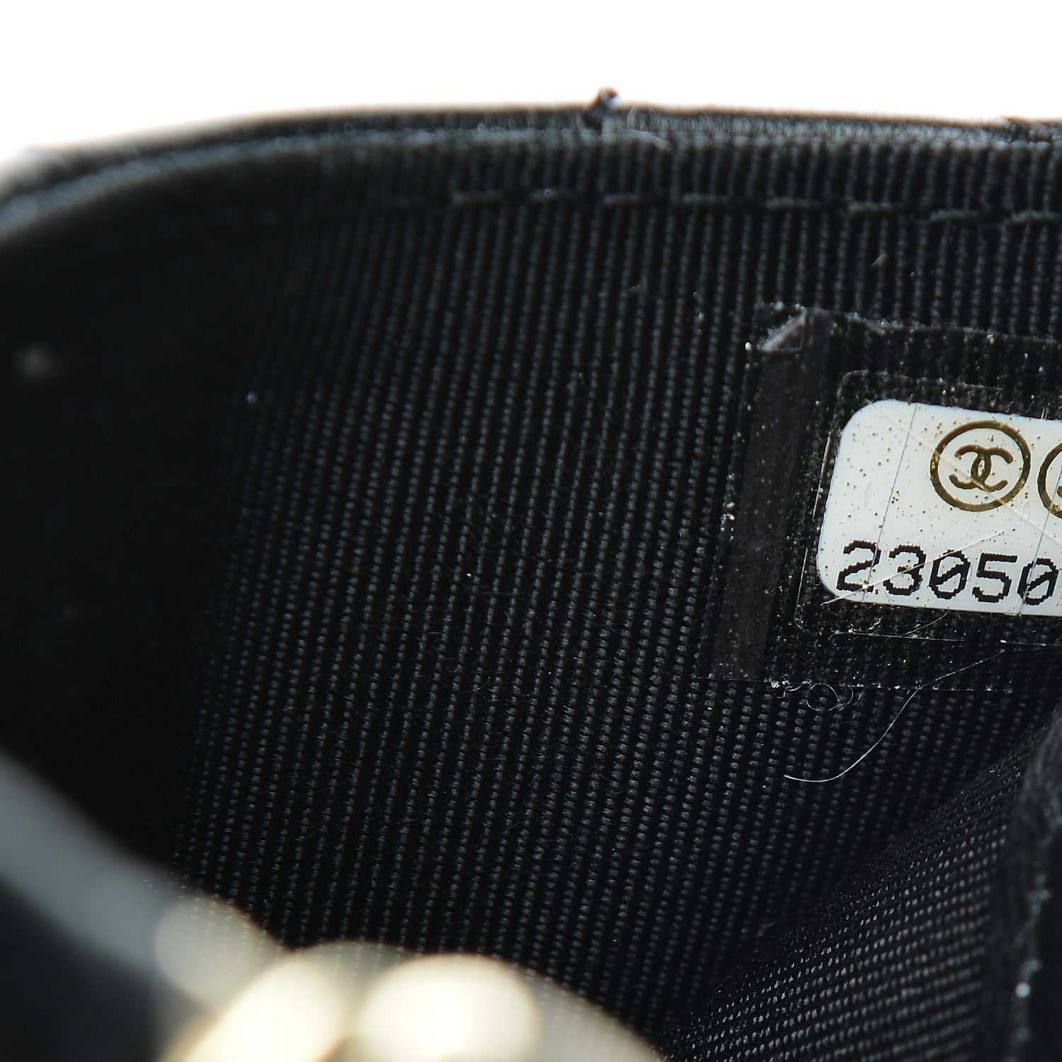 Chanel Lambskin Quilted Zip Card Holder Black 7 of 7