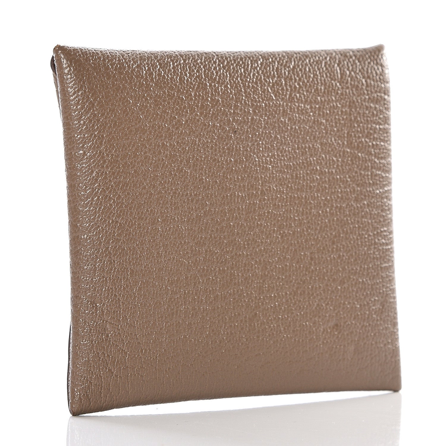 Hermes Chevre Mysore Bastia Coin Purse Etoupe 2 of 10