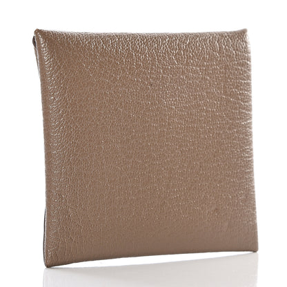 Hermes Chevre Mysore Bastia Coin Purse Etoupe 2 of 10
