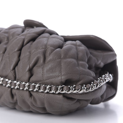 Chanel Washed Lambskin Quilted Medium Chain Around Flap Taupe 7 of 9