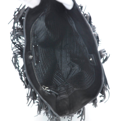 Prada Fringe Hobo Black 11 of 11