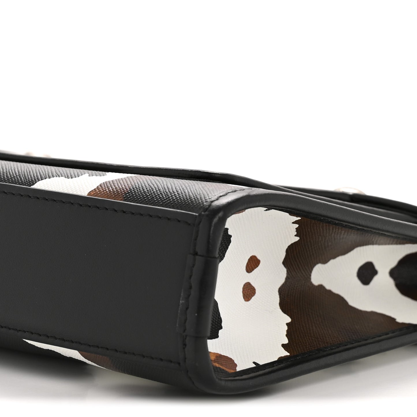 Calfskin Cow Print Mini Pocket Bag Multicolor