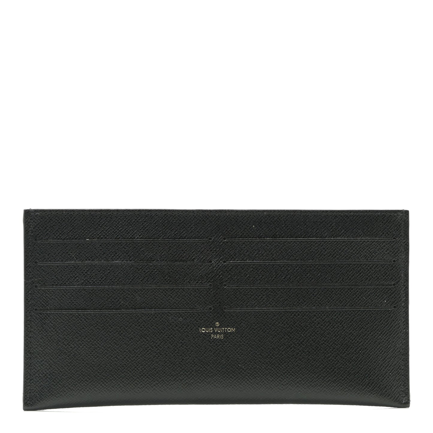 Calfskin Felicie Chain Wallet Card Holder Insert Black