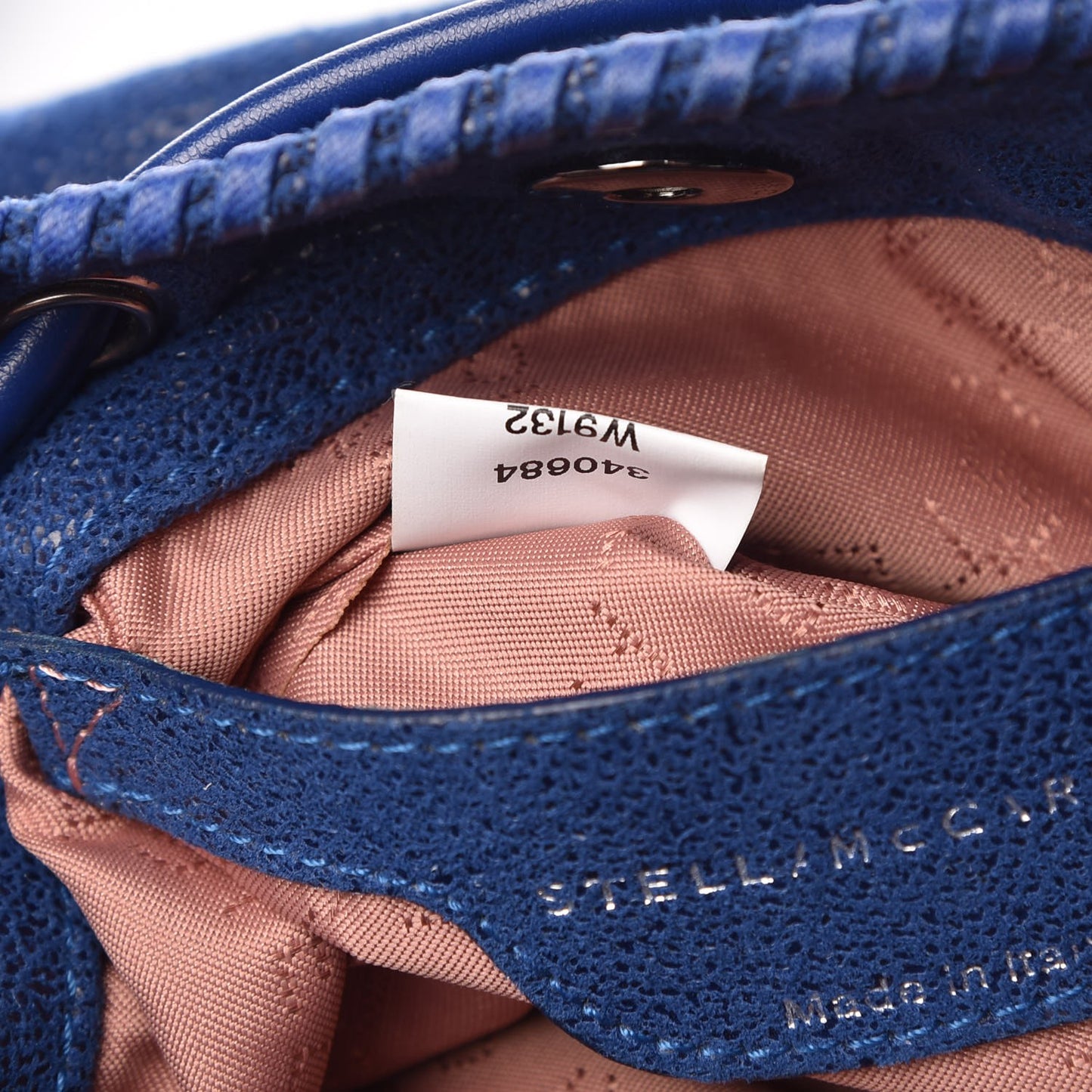 Shaggy Deer Small Falabella Bucket Bag Cornflower