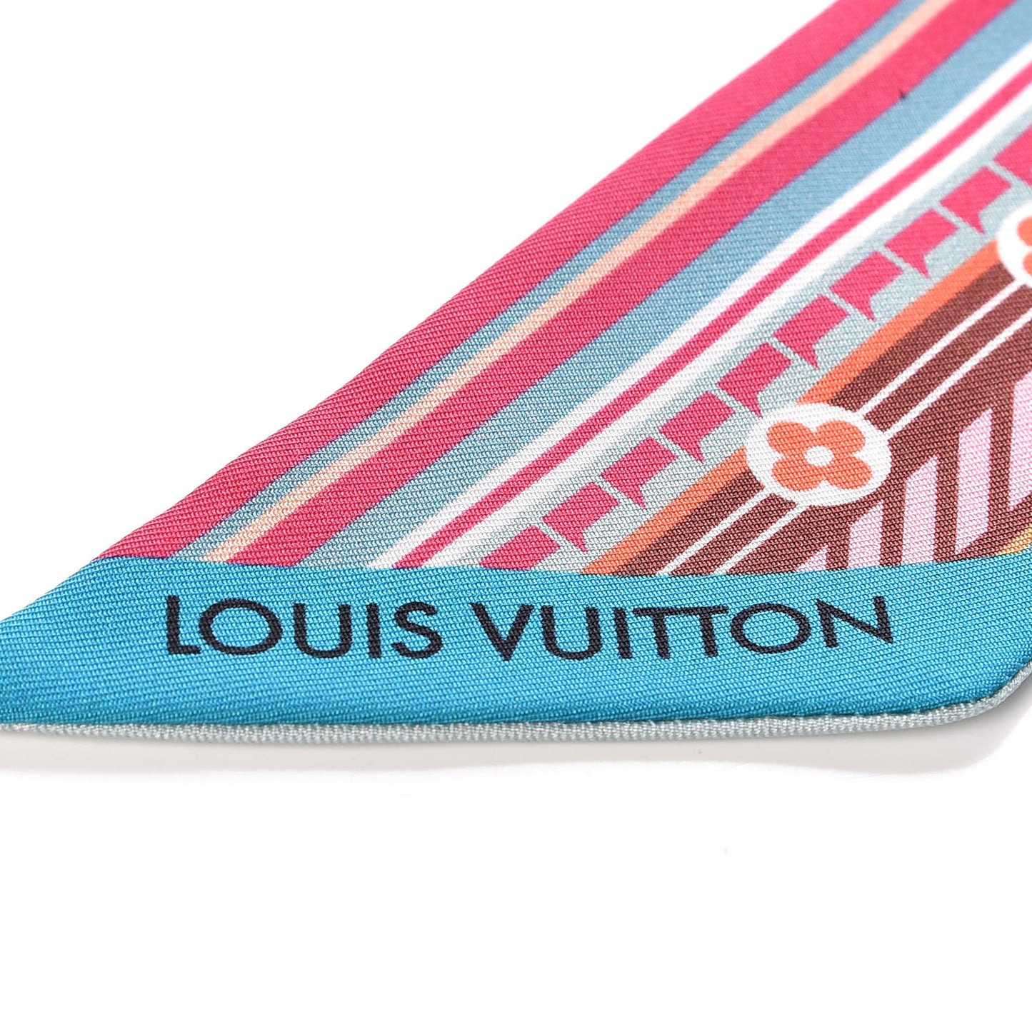 Silk Pop Monogram BB Bandeau Turquoise