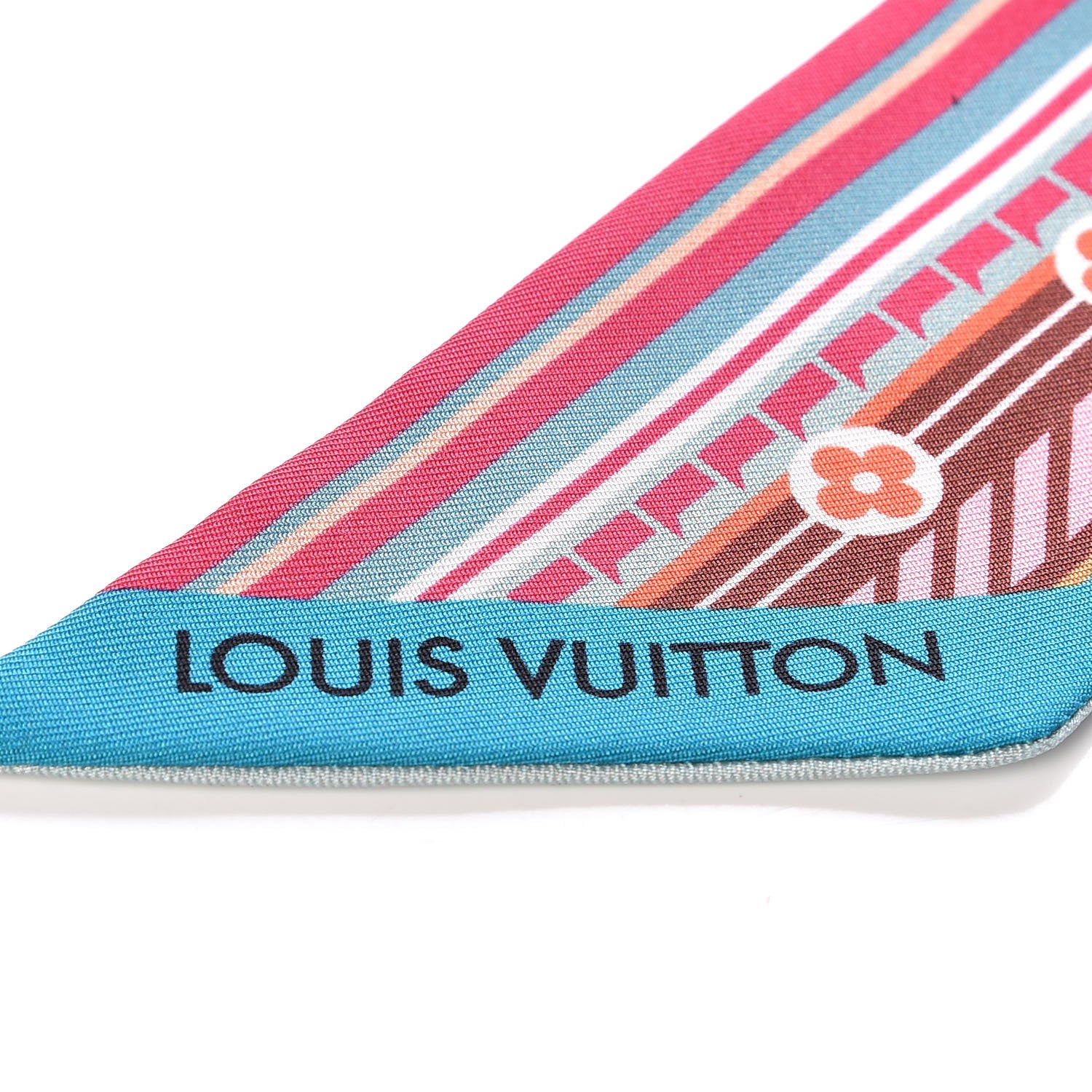 Louis Vuitton Silk Pop Monogram BB Bandeau Turquoise 5 of 5