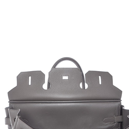 Hermes Taurillon Clemence Birkin 35 Etain 19 of 41