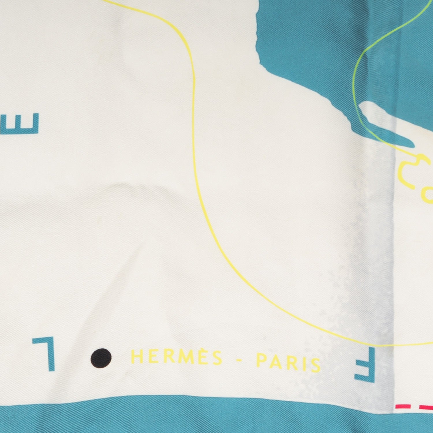 Hermes Silk Le Monde Est Une Fleuve Scarf 90 3 of 10