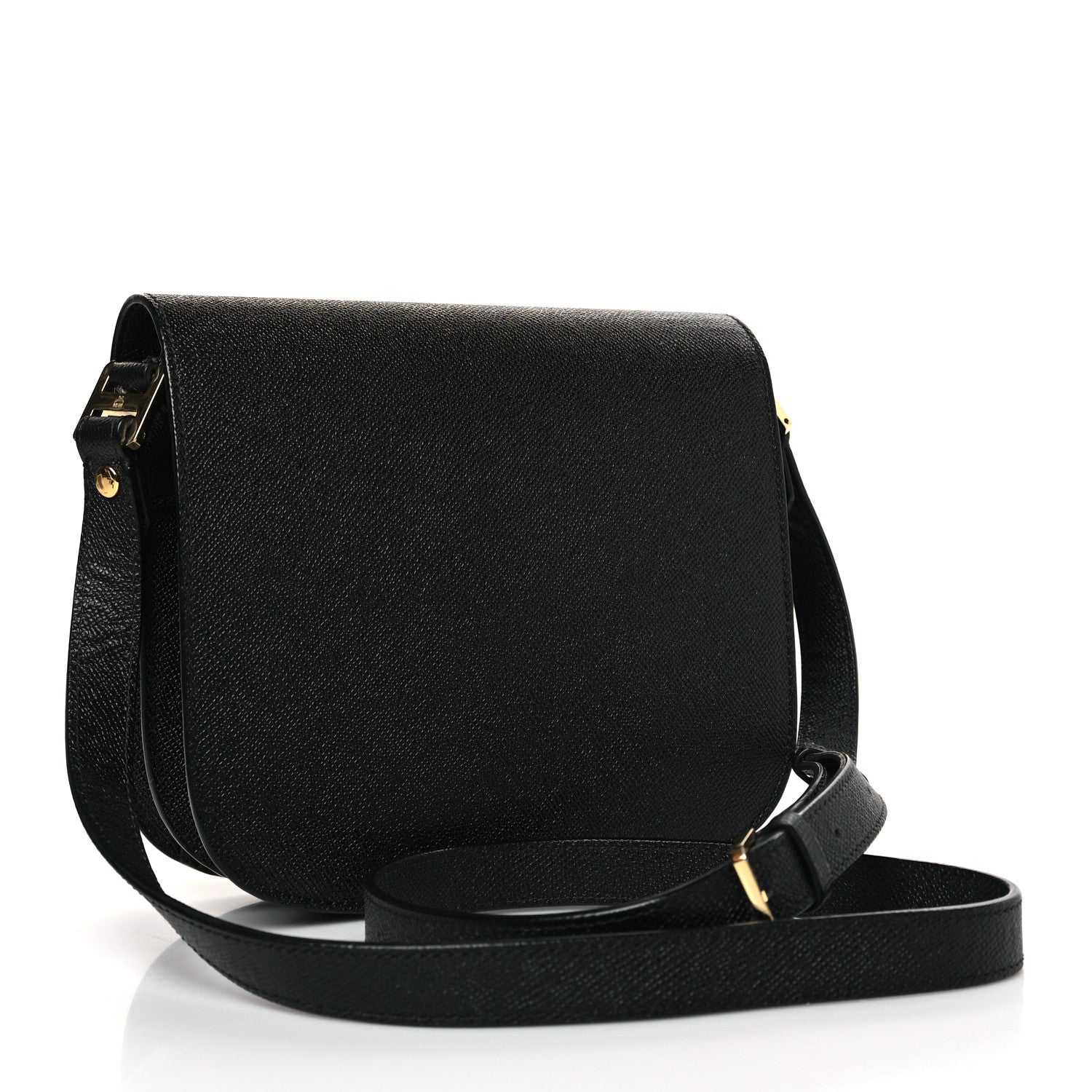 MCM Grained Calfskin Patricia Park Avenue Crossbody Bag Black 3 of 8