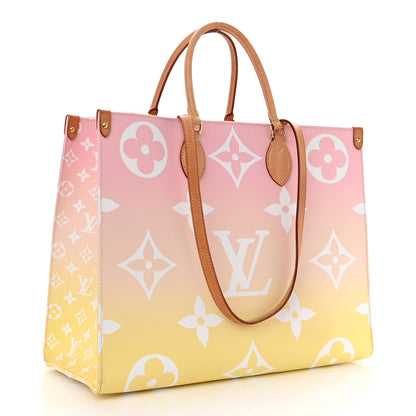 Louis Vuitton Monogram Giant By The Pool OnTheGo GM Light Pink 3 of 9