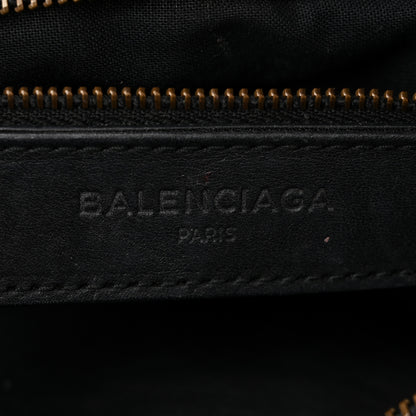 Balenciaga Veau Soyeux Perforated Blackout Hardware Nano City Gris Fossile 6 of 10