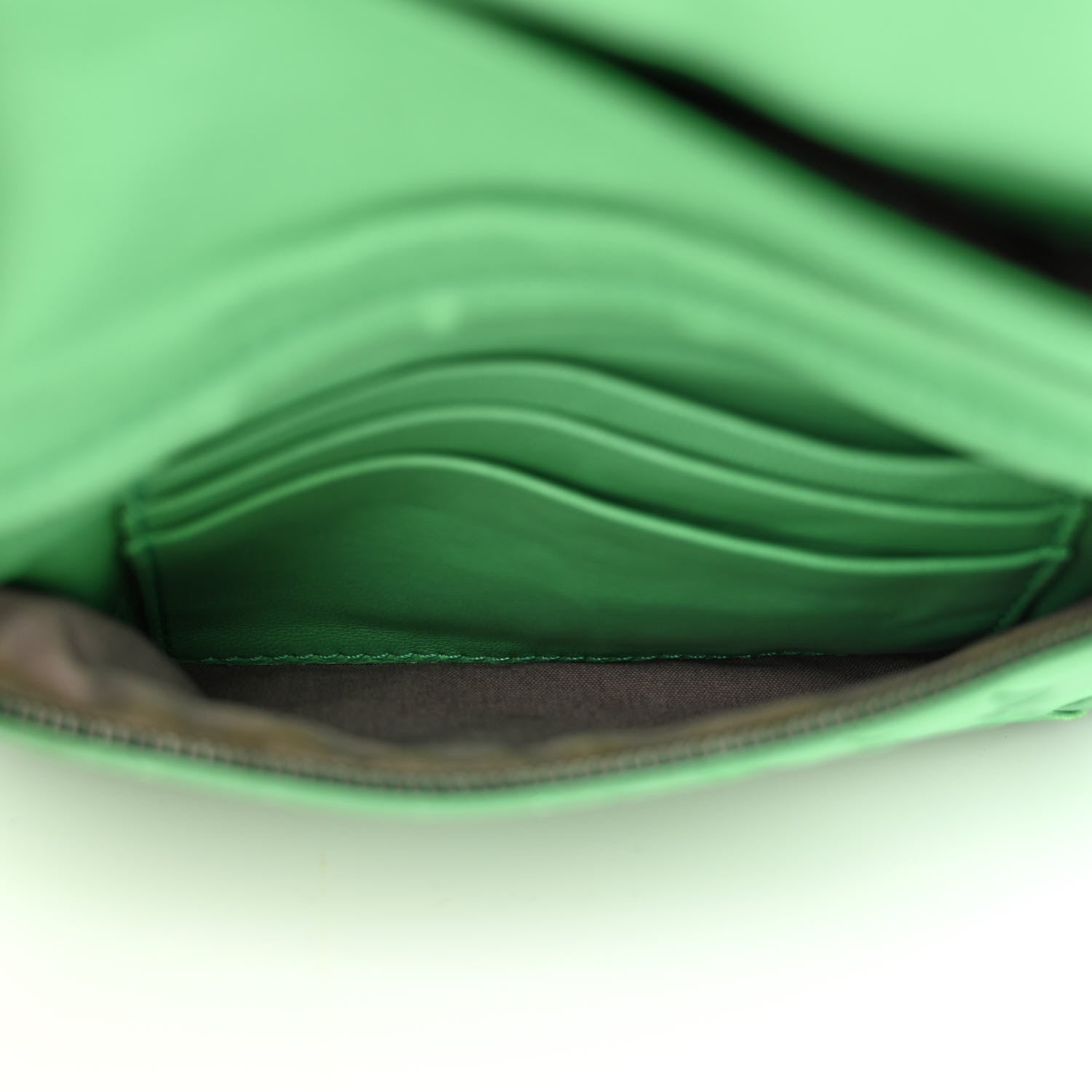Bottega Veneta Nappa Intrecciato Mini Chain Messenger Green 6 of 14