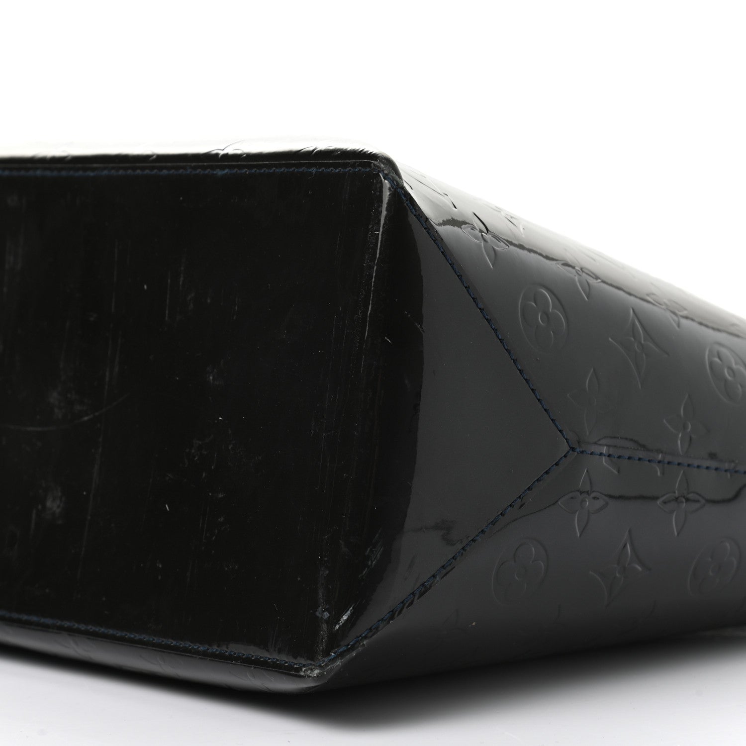 Louis Vuitton Vernis Wilshire GM Blue Infini 7 of 9