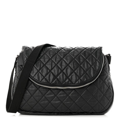Chanel Nylon Quilted XL Coco Cocoon Messenger Black 1 of 10