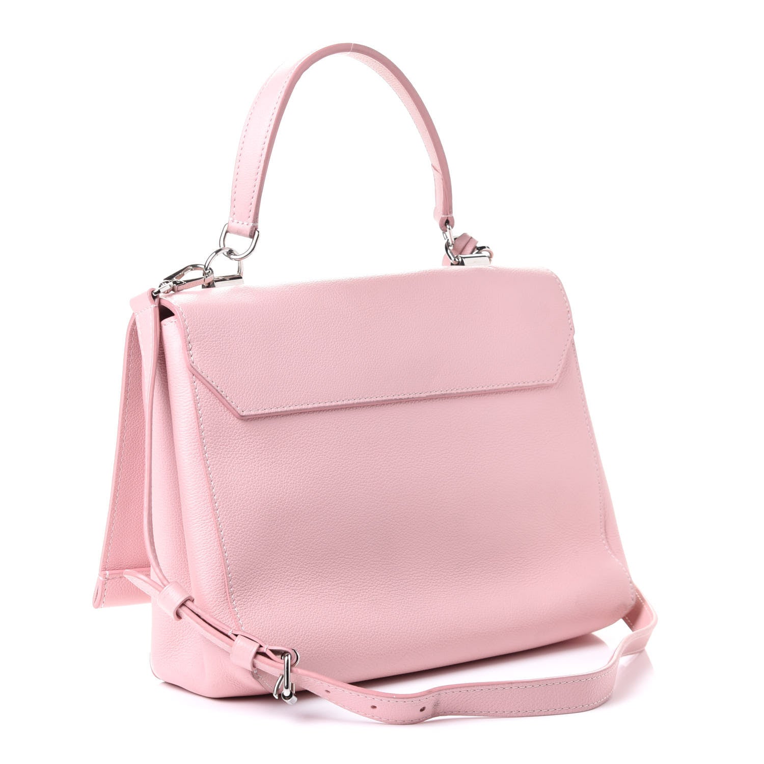 Louis Vuitton Soft Calfskin Lockme II Top Handle Rose Ballerine 2 of 4