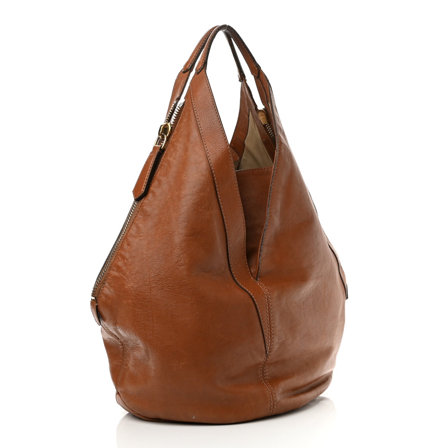 Lambskin Medium Tinhan Hobo Brown