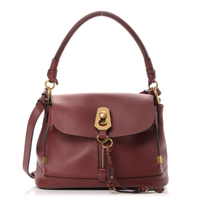 Chloe Calfskin Small Owen Flap Bag Sienna Red 1 of 9