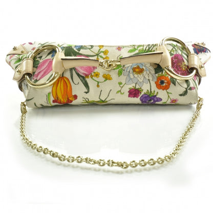 Gucci Flora Floral Horsebit Clutch 5 of 10