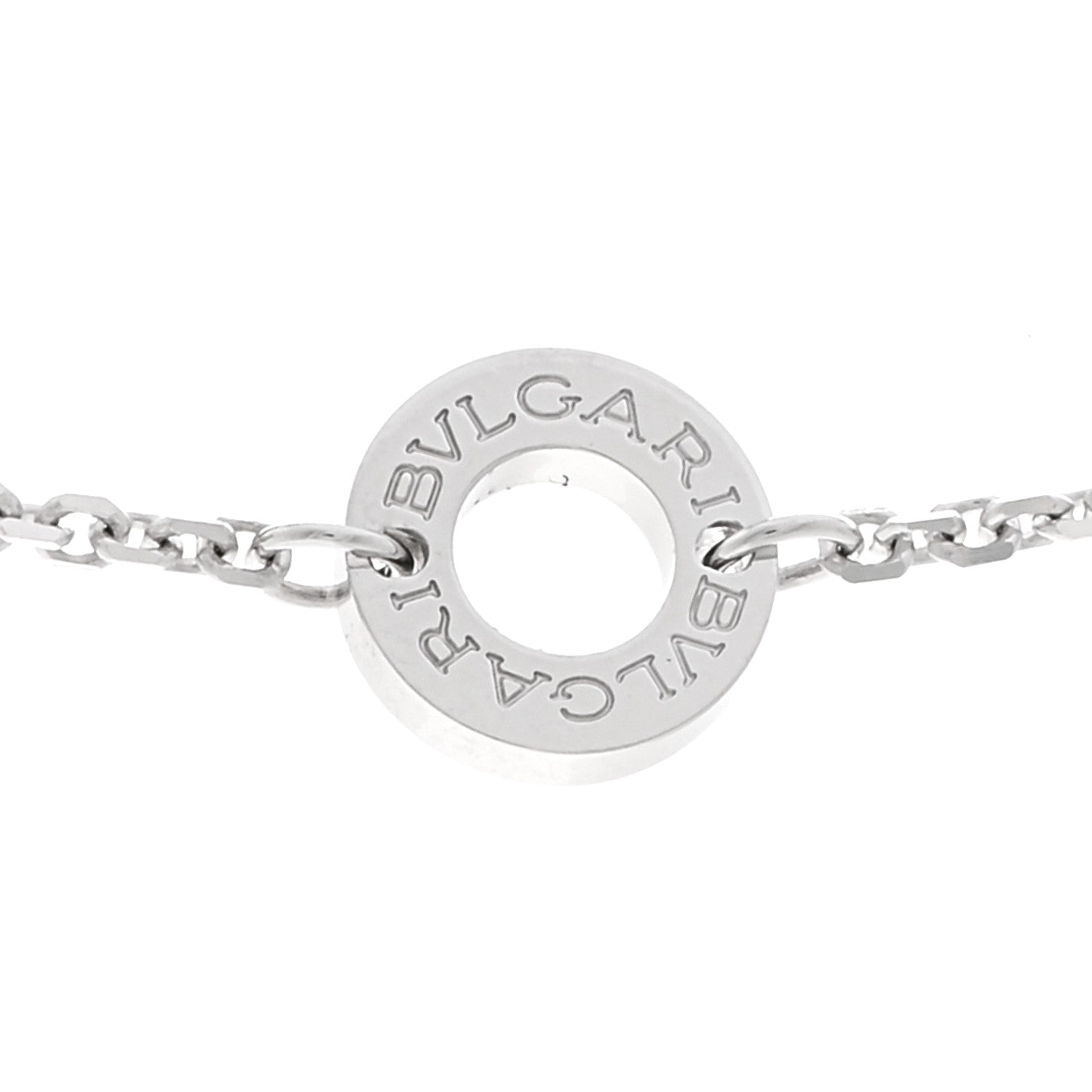Bulgari 18K White Gold Diamond Divas' Dream Pave Necklace 4 of 5