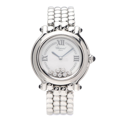 Chopard Stainless Steel 7 Diamond 32mm Happy Sport Quartz Watch 1 of 6