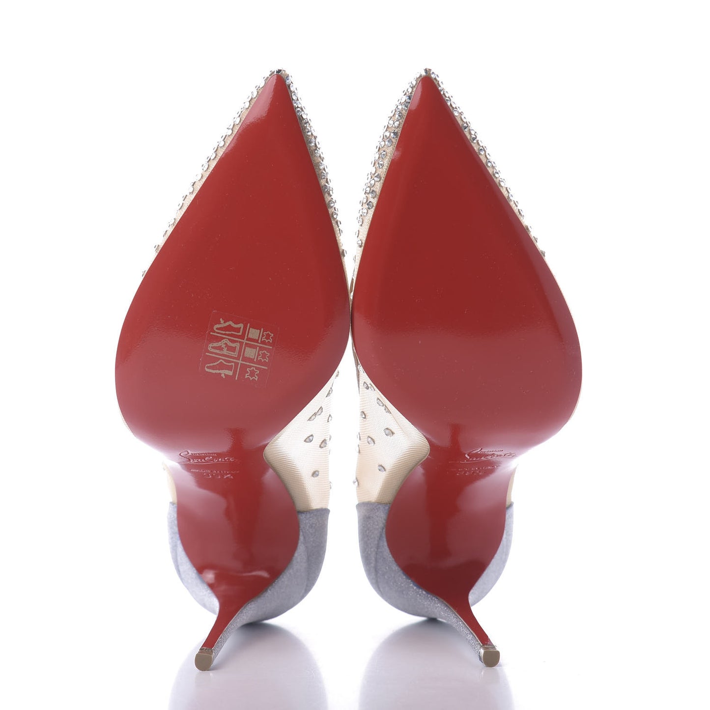 Crystal Strass Follies 100 Pumps 39.5 Crystal
