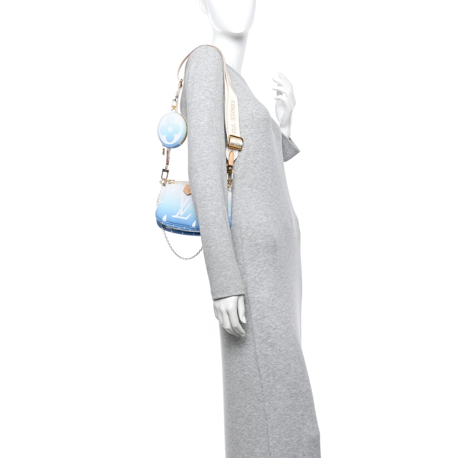 Louis Vuitton Monogram Giant By The Pool Multi Pochette Accessories Blue 2 of 12