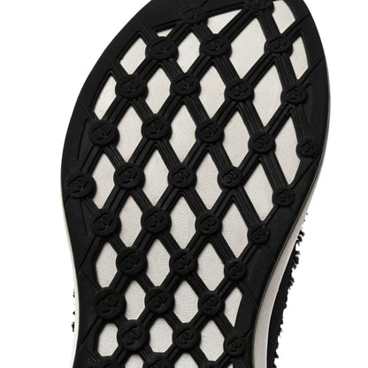 Chanel Fabric Logo Sneakers 35.5 Navy Black 8 of 9