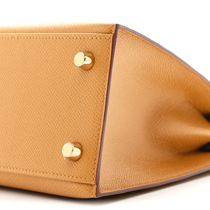 Hermes Epsom Kelly Sellier 25 Sesame 10 of 11