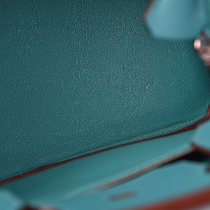 Hermes Epsom Birkin 35 Bleu Paon 7 of 10