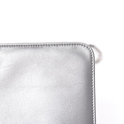 Chanel Patent Strass Wallet On Chain WOC Silver 11 of 16