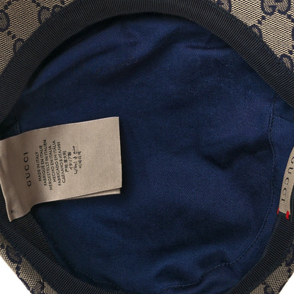Gucci Monogram Flat Cap XS Navy 6 of 8